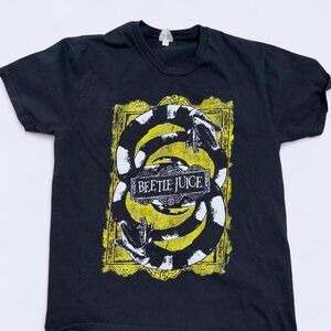 Beetlejuice Graphic Tee Black Movie Shirt M